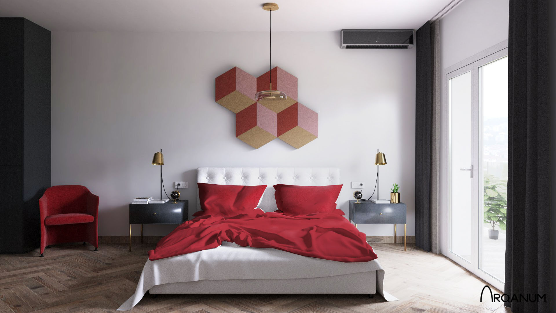 Edificio de viviendas en Sant Just Desvern, dormitorio